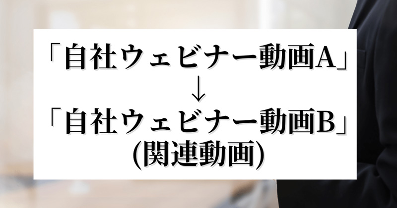 連続したアプローチを可能にする関連動画