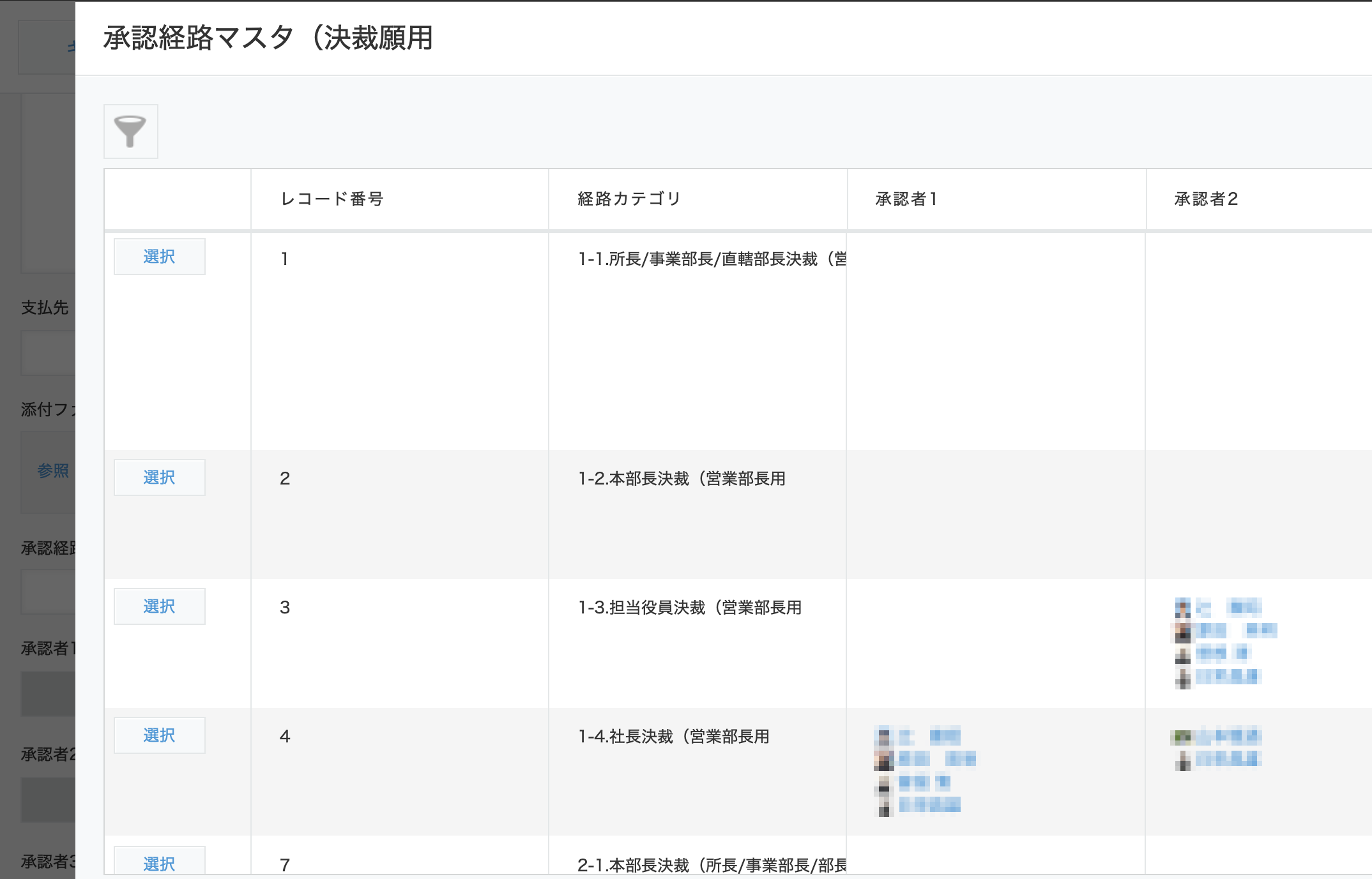 承認経路がわかりやすい