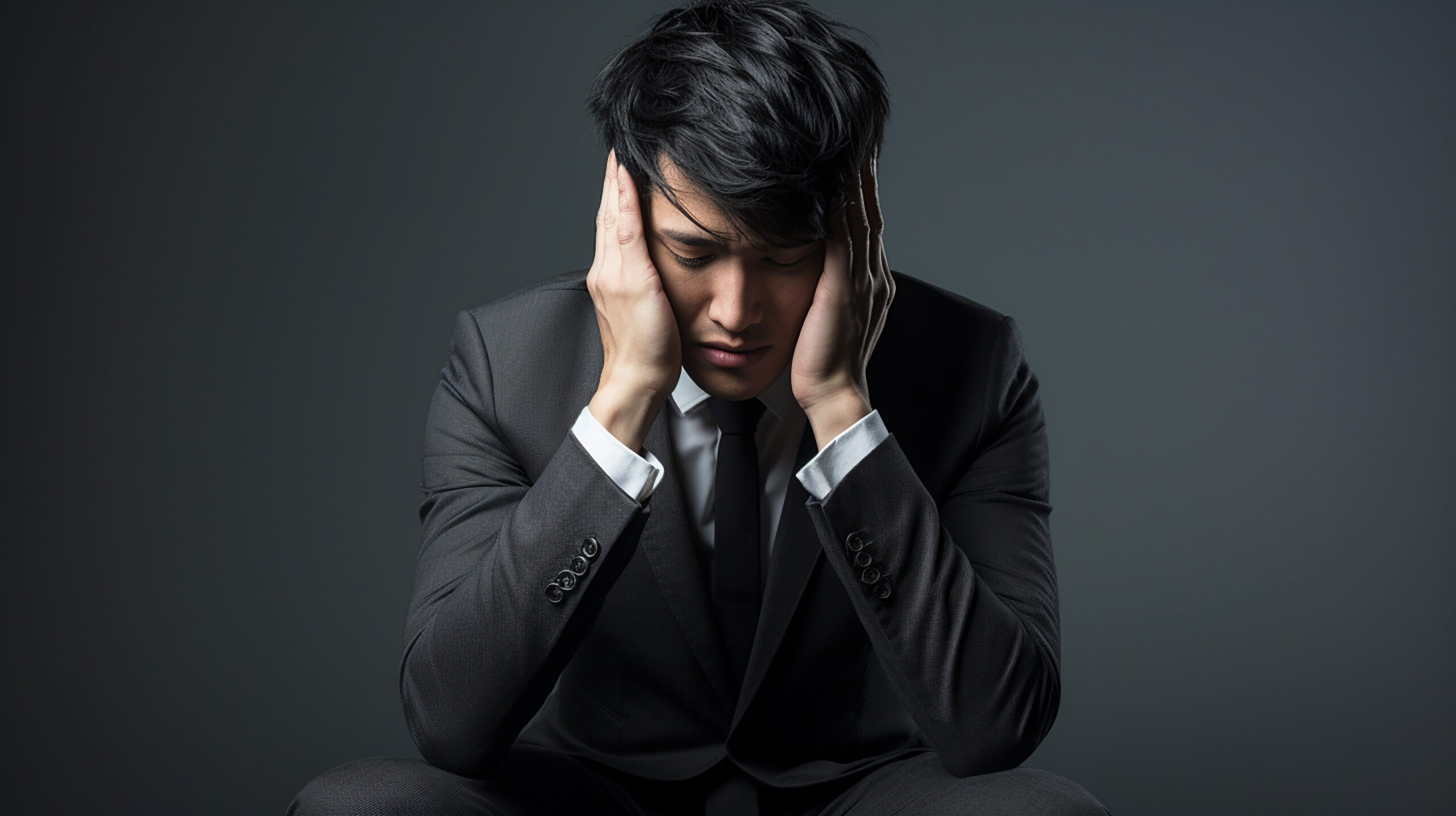 リスクを抱えたビジネスマン